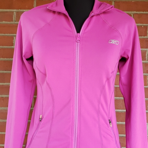 Reebok Jackets & Blazers - RBK / Reebok Pink Zip Up Jacket, Size X-Small